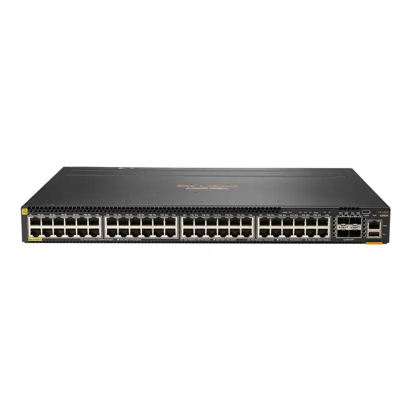 HPE Aruba 6300M - Commutateur - C3 - Géré - 48 x 10 - 100 - 1000 (PoE+) + 4 x 1 Gigabit - 10 Gigabit - 25 Gi... (JL661A)_1